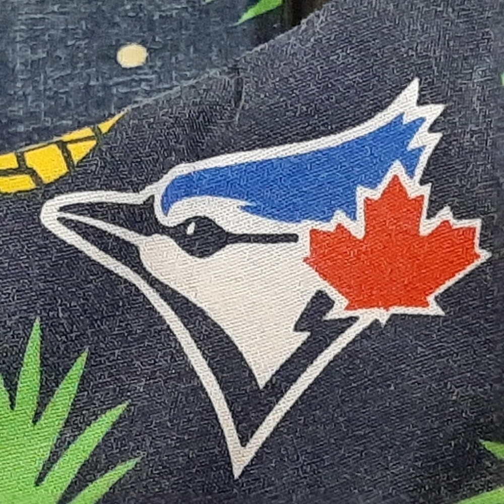 Toronto Blue Jays Printed Shirt, Tropical Blue Hawaiian Design.L-XL. Best Offer.